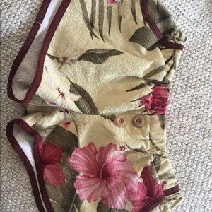 AVIATOR NATION Hawaiian Print Shorts